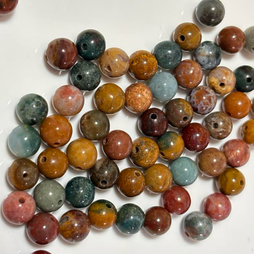 張果赤瑪瑙 赤メノウ 中国産 天然石 1粒 6mm #36 天然石 アクセサリー