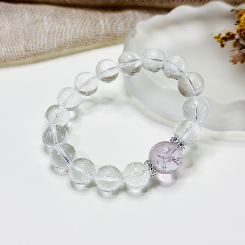 福々様　アメジストおまとめ♡ホワイトガーデンクォーツ　ブレスレット 福々様 アメジストおまとめ♡ホワイトガーデンクォーツ