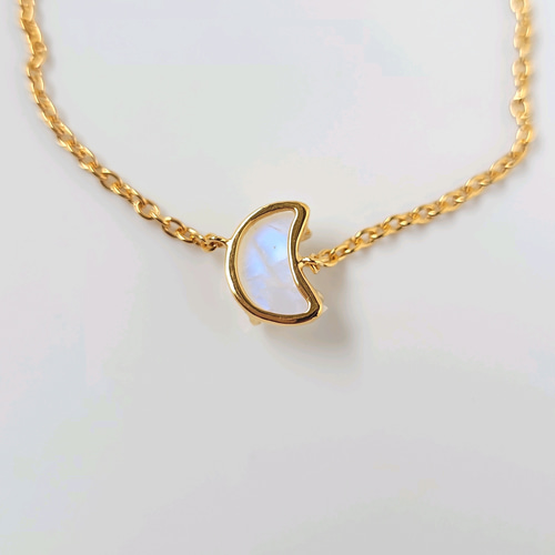 新品！極上ムーンストーン ハート型ブレスレット 天然石 パワーストーン ブレスレット ムーンストーン ストロベリー