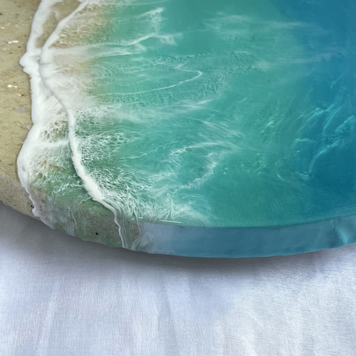 マリーンリング 海レジンアート オーシャンレジン 丸型30㎝ NO2 立体