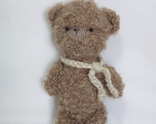 くま あみぐるみ テディベア 作家様 テディベア (あみぐるみ) あみぐるみ friend-Y 通販 19481244