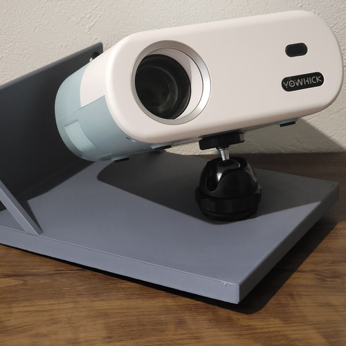 石膏ボード対応 壁掛けプロジェクター台座｜Fire TV接続OK｜角度調整も