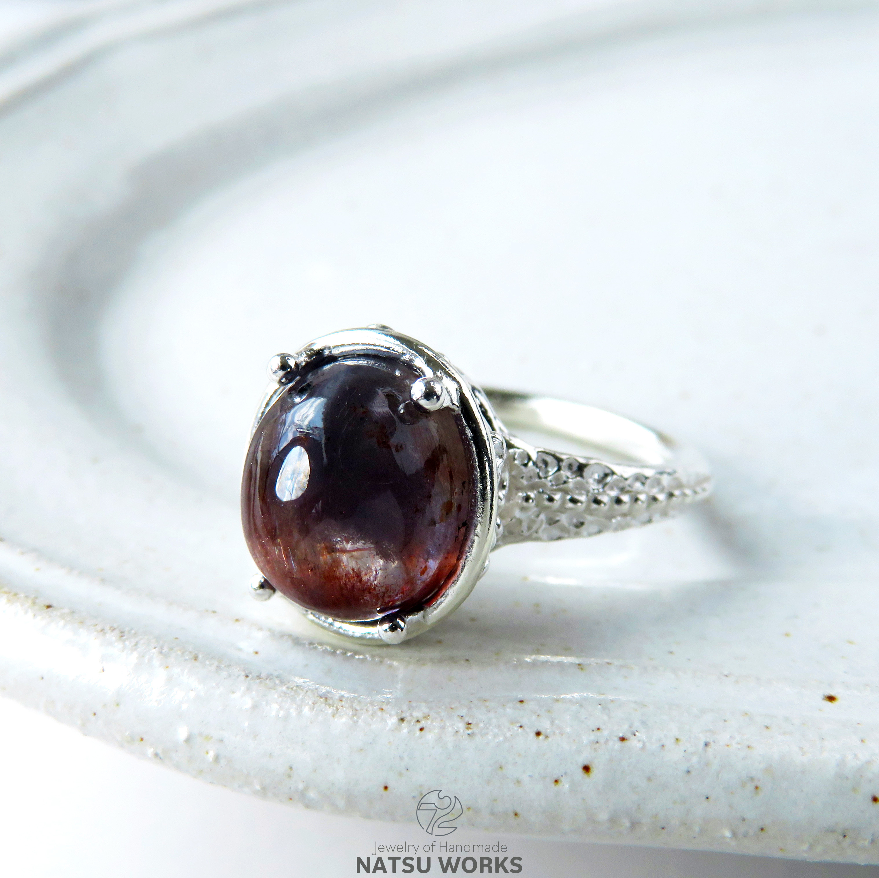 アイオライト サンストーン リング / Iolite Sunstone Ring 2