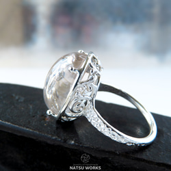 水入り水晶 リング / Enhydro Quartz Ring 3 2枚目の画像