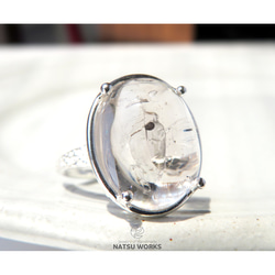 水入り水晶 リング / Enhydro Quartz Ring 3 5枚目の画像