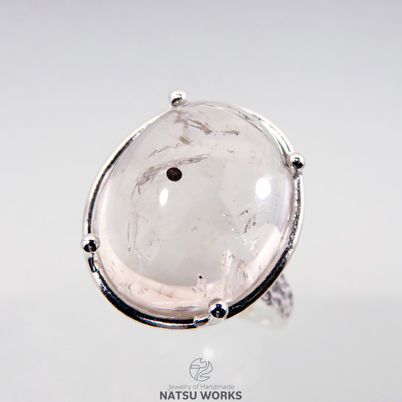 水入り水晶 リング / Enhydro Quartz Ring 3 6枚目の画像