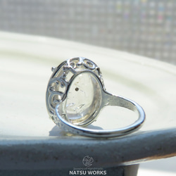 水入り水晶 リング / Enhydro Quartz Ring 3 8枚目の画像