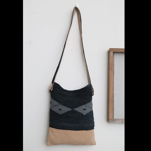 古布酒袋　ショルダーバッグ　1点物　ハンドメイド　時代物 1点物 ハンドメイド・手芸 酒袋 古布 ショルダーバッグ