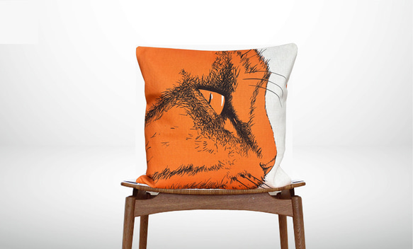 森林靠墊 2025 貓咪圖案 - 檜木香 - 第1張的照片