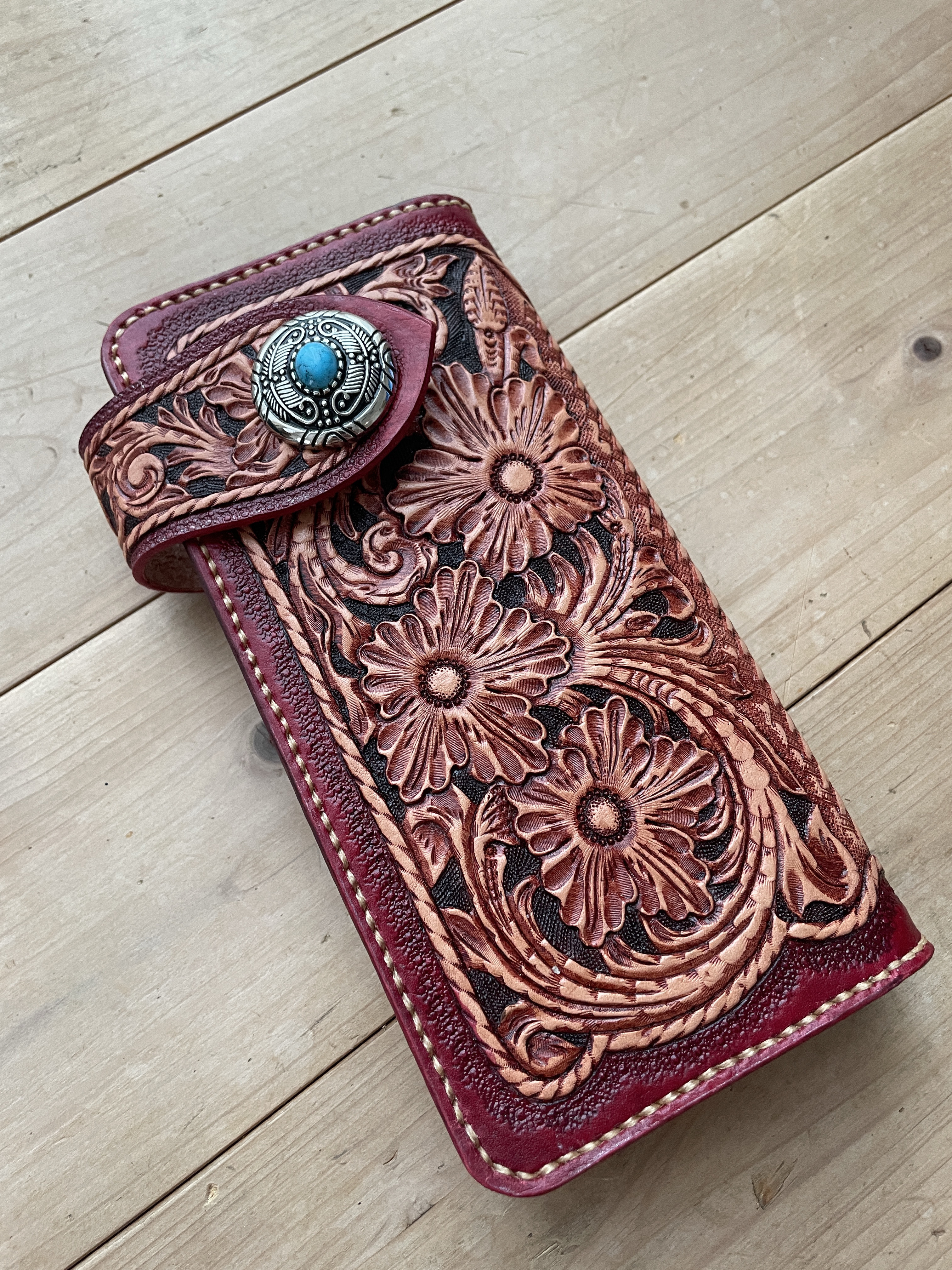 俺の男前カービングライダースウォレット