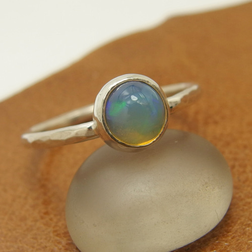 オパールリング13号 【silver】天然石 指輪・リング Norcca 通販