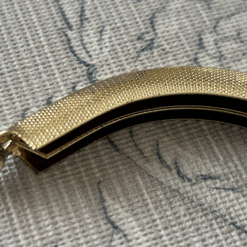 SALE Japanese Vintage がま口パーツ 口金 ポーチ ゴールド 幅 約5.5cm