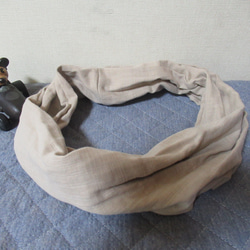 ダブルガーゼスヌード《ミッドグレー・一重》 スヌード moko 通販