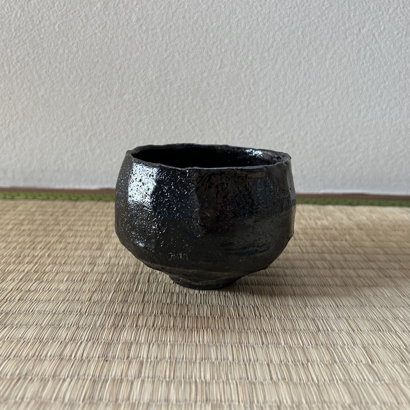 黒楽クリスマス茶碗 桂山