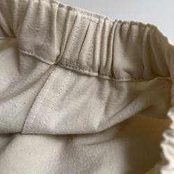 [新素材] 丈調整　コットンシルクアウトポケットワイドパンツ　S・ML・2L・3L(キナリ) 8枚目の画像