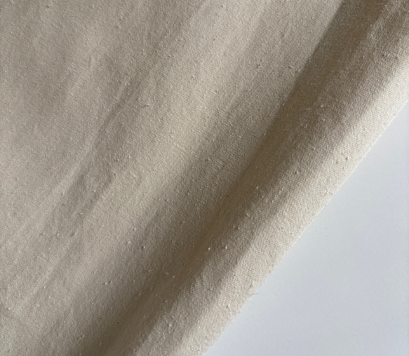 [新素材] 丈調整　コットンシルクアウトポケットワイドパンツ　S・ML・2L・3L(キナリ) 9枚目の画像