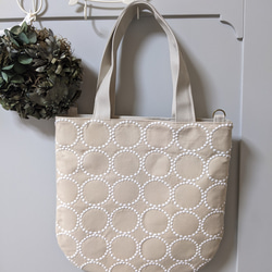 ミナペルホネン /タンバリンレース/alive runrunrunトート/本革 run run run TOTE BAG - minä perhonen