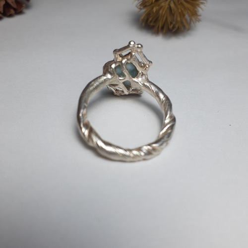 ラリマーシルバーリング 1点もの】選べるラリマーリング（シルバー製） | 天然石HAZU