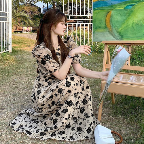 大きいサイズ レディース ワンピース　花柄　春夏 秋 新品 半袖 大きいサイズ レディース ワンピース 花柄 春夏 秋 新品 半袖