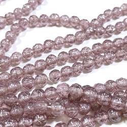 ローズバッド 5㎜ 24個 チェコビーズ 3枚目の画像