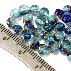 ローズバッド 5㎜ 24個 チェコビーズ 4枚目の画像