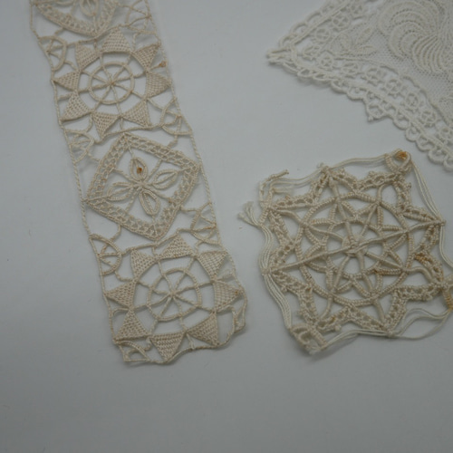 フランスアンティークミニモチーフレースセットC レース cherir 通販