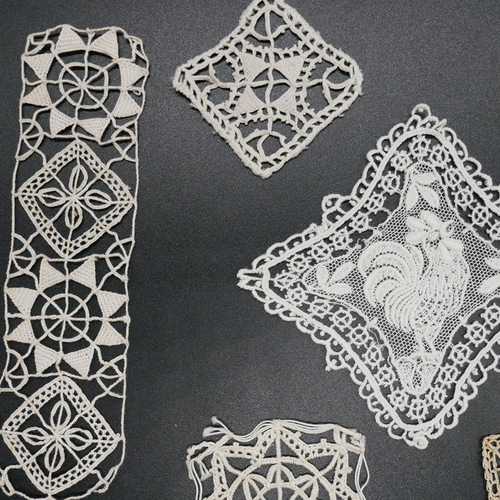 フランスアンティークミニモチーフレースセットC レース cherir 通販