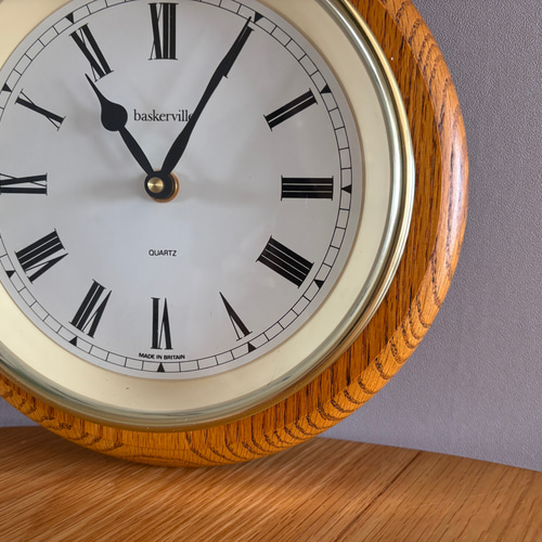 英国の古い掛け時計 England 時計 昭和レトロ アンティーク