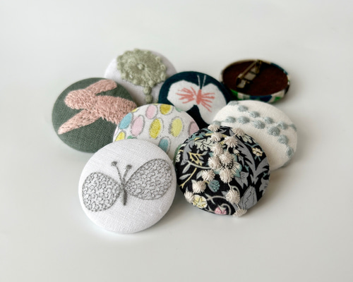 ブローチ ♡ ミナペルホネン お好み2個セット ブローチ cotton_cherry