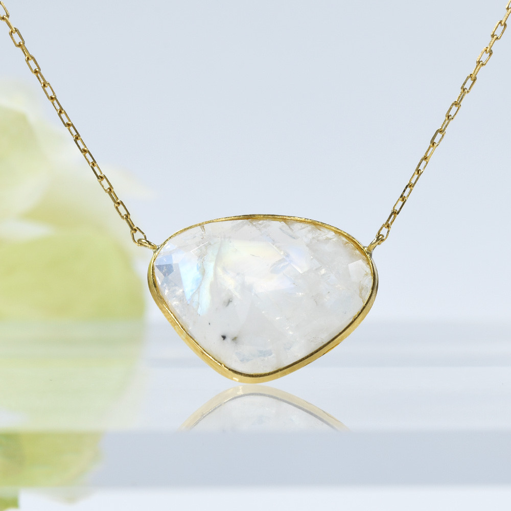 K18 ブルー ムーンストーン ネックレス ペンダント  CJ075CIBSN