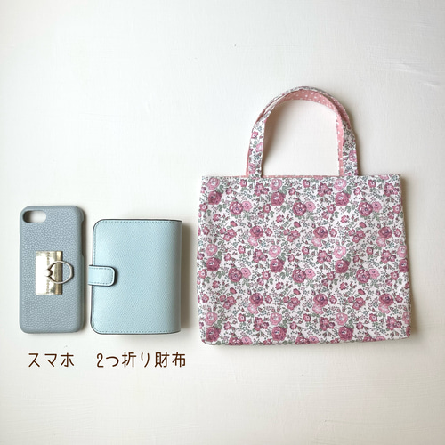 限定1点＊ミニトートバッグ【リバティ フェリシテ・ピンク】 トート