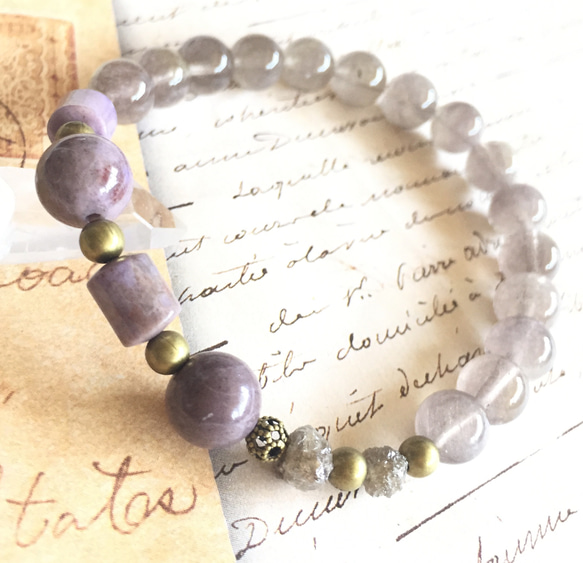 魂の課題・今生の使命に目覚める✴︎物事の真理・本質✴︎アイデンティティの再確認✴︎スギライト・パープルリビアングラス 8枚目の画像