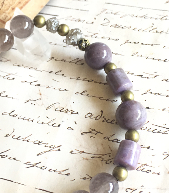 魂の課題・今生の使命に目覚める✴︎物事の真理・本質✴︎アイデンティティの再確認✴︎スギライト・パープルリビアングラス 6枚目の画像