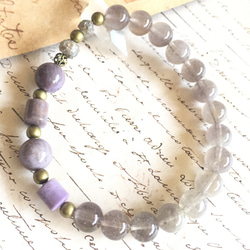 魂の課題・今生の使命に目覚める✴︎物事の真理・本質✴︎アイデンティティの再確認✴︎スギライト・パープルリビアングラス 3枚目の画像