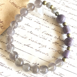 魂の課題・今生の使命に目覚める✴︎物事の真理・本質✴︎アイデンティティの再確認✴︎スギライト・パープルリビアングラス 4枚目の画像