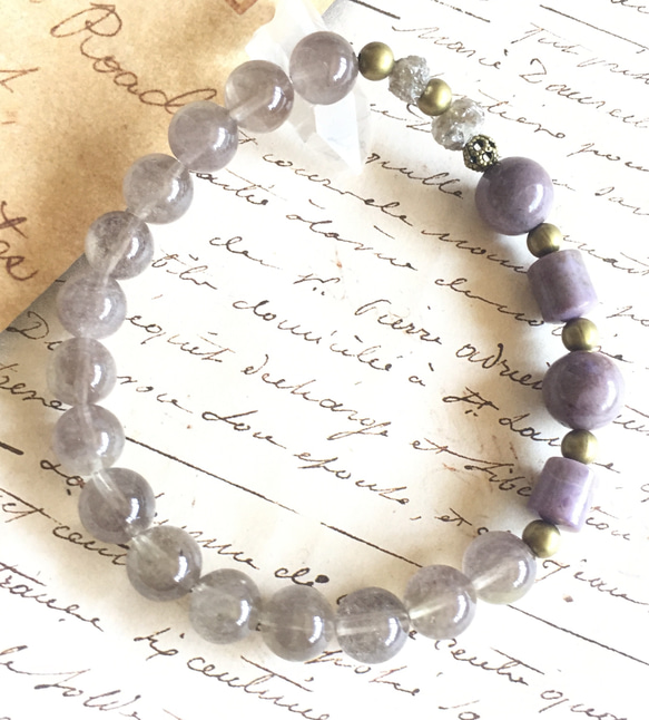 魂の課題・今生の使命に目覚める✴︎物事の真理・本質✴︎アイデンティティの再確認✴︎スギライト・パープルリビアングラス 4枚目の画像