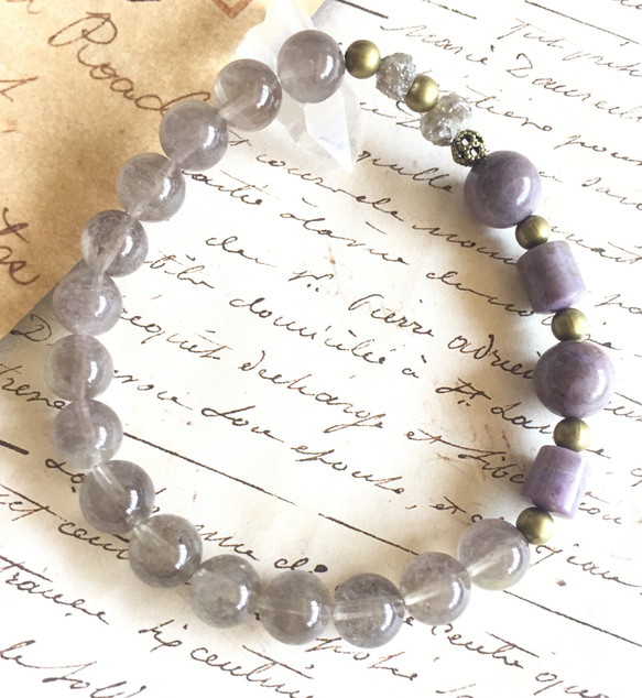 魂の課題・今生の使命に目覚める✴︎物事の真理・本質✴︎アイデンティティの再確認✴︎スギライト・パープルリビアングラス 2枚目の画像