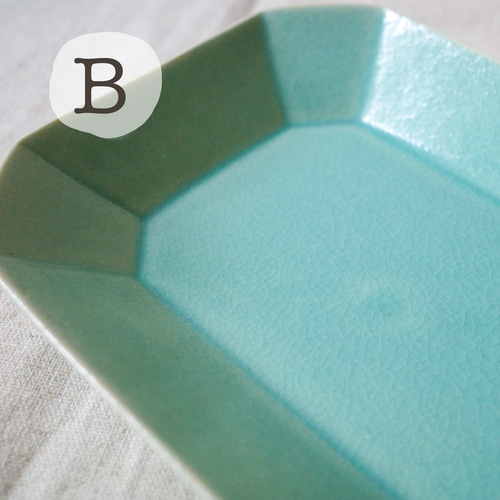 レア　うつわ藍水　長角皿2枚 レア うつわ藍水 長角皿2枚 藍水セレクトショッピング