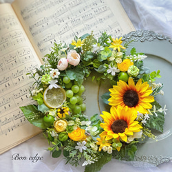 アーティフィシャル♡ ぶどうのオーバルリース c4267148cefddf02da831f33dc93a1