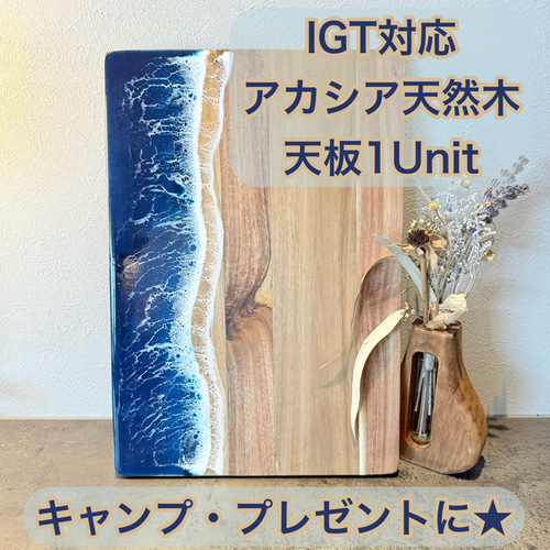 IGT TABLE 対応 アカシア製 天板 1ユニット キャンプ プレゼントに