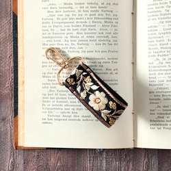 印度刺繡絲帶鑰匙圈拉鍊掛飾包包掛件迷你智慧型手機掛件 第19張的照片