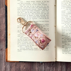 印度刺繡絲帶鑰匙圈拉鍊掛飾包包掛件迷你智慧型手機掛件 第9張的照片