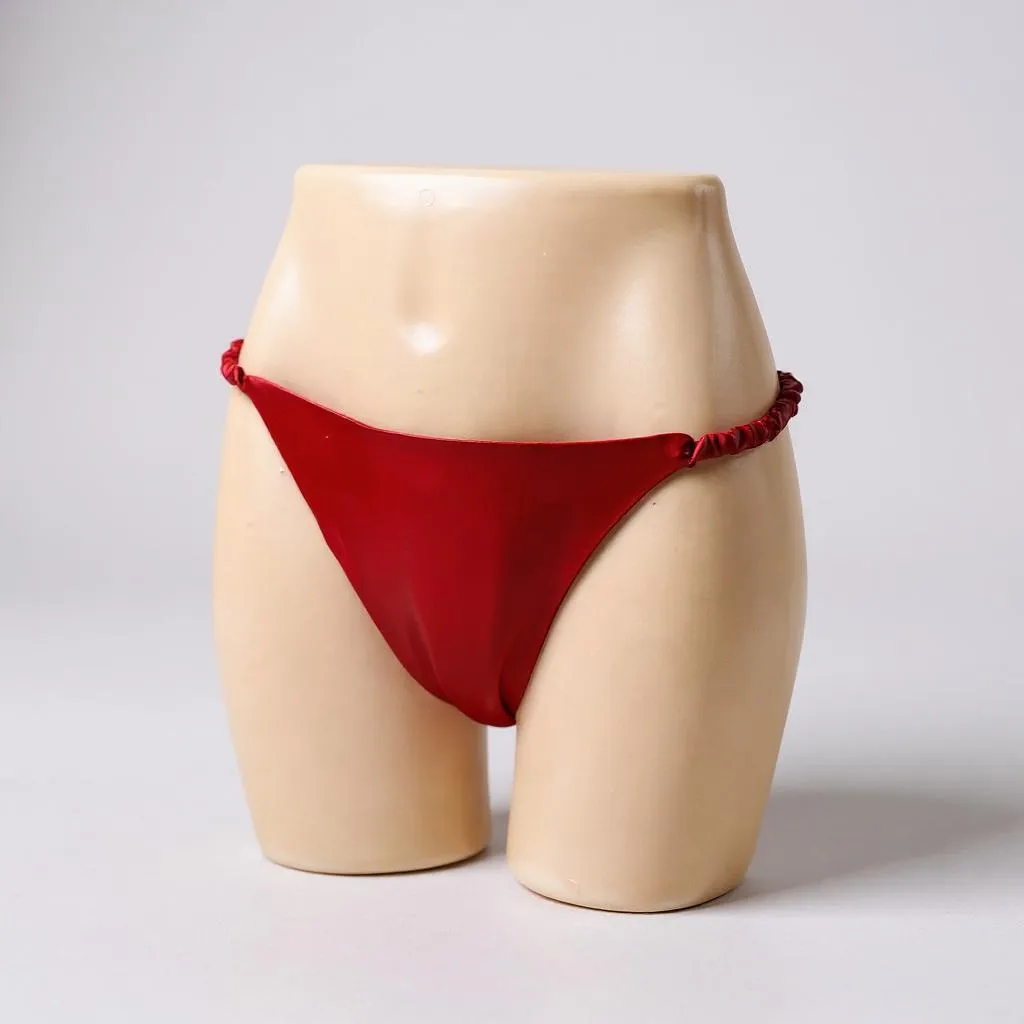 ～オールシルクのふんどしパンツ～WineRed