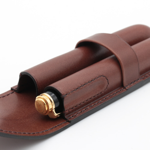 2本挿し万年筆ケース 絞りタイプ ペリカンM800用（送料無料） ペン