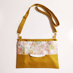 数量限定】リバティ 花柄 ショルダーティッシケース サコッシュバッグ