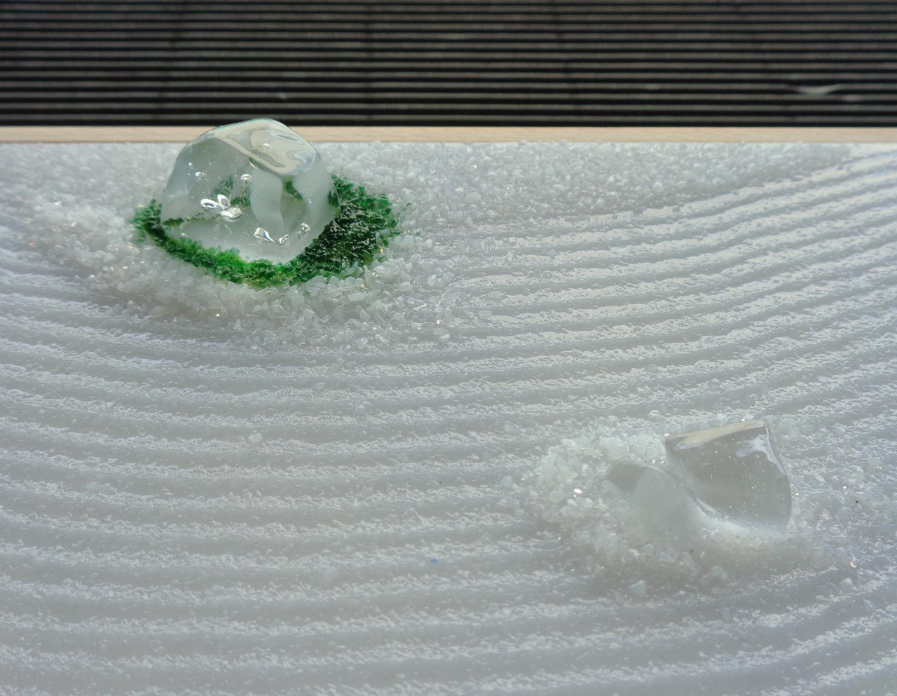 ガラスの石庭　京都石庭めぐり　フュージング　№２-１