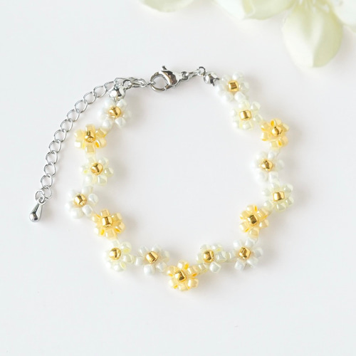 黄色のビーズブレスレット ブレスレット kuma beads 通販 19485428