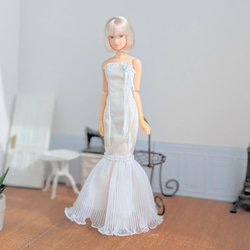 ブライスアウトフィット※1/6ドール※冬服※青のあったかポンチョ その他