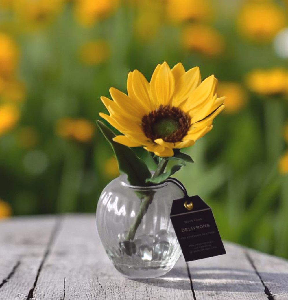 ◆粘土のお花◆　ヒマワリ　H1231