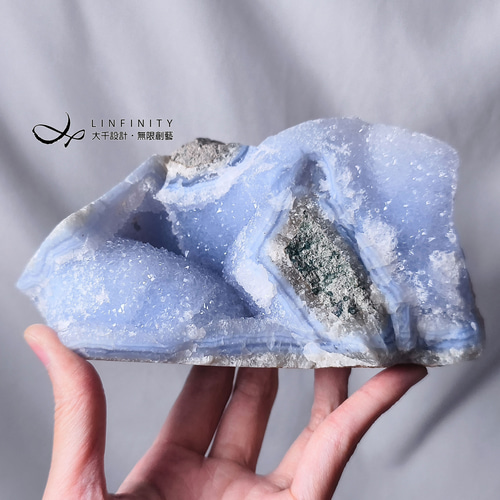 クリスマス • 宝石 50% オフ❄️⛄希少アイスブルーアゲート原石宝石